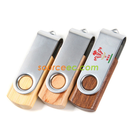 Customization Eco Wooden USB Flash Drive Corporate Gifts