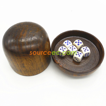 Wooden Dice Cup Gift