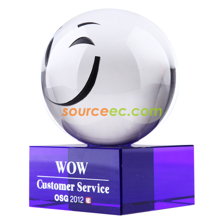 Customization Smile Crystal Blocks Corporate Gifts