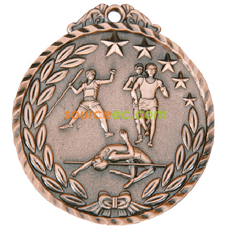 Customization Pole-vaulting Medal Corporate Gifts