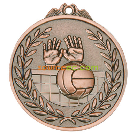 Customization Volley Ball Medal Corporate Gifts