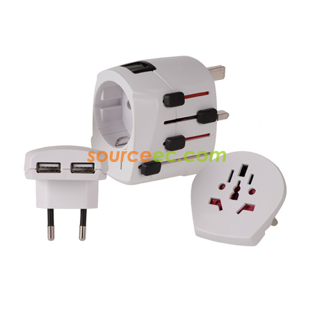 Customization SKROSS World Travel Adapter PRO Plus USB Corporate Gifts
