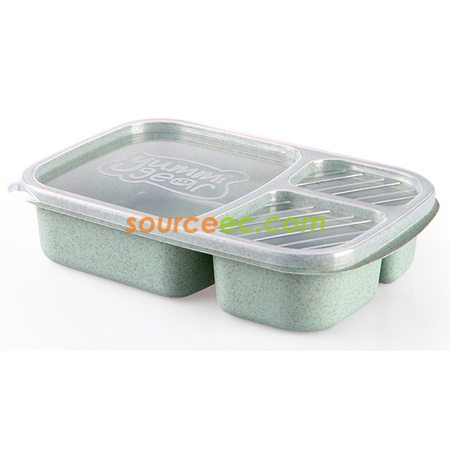 Customization Wheat Straw Lunchbox Corporate Gifts