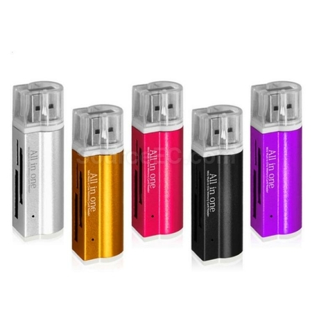 Aluminum alloy card reader USB2.0