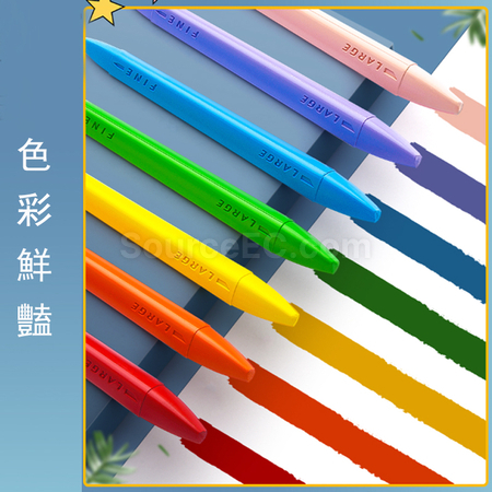 Customization 12/24/36 Colors Washable Crayon Corporate Gifts