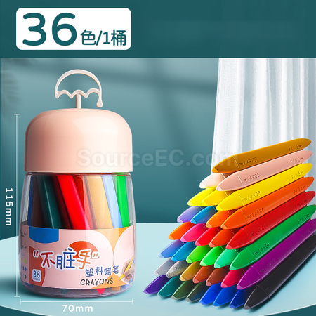 Customization 12/24/36 Colors Washable Crayon Corporate Gifts