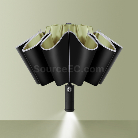 Customization LED Light Reverse Automatic Umbrella Corporate Gifts