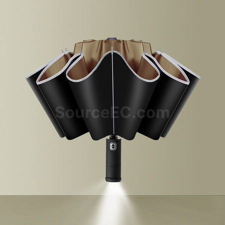 Customization LED Light Reverse Automatic Umbrella Corporate Gifts