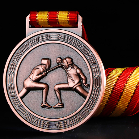 Customization Fencing Metal Medal Corporate Gifts