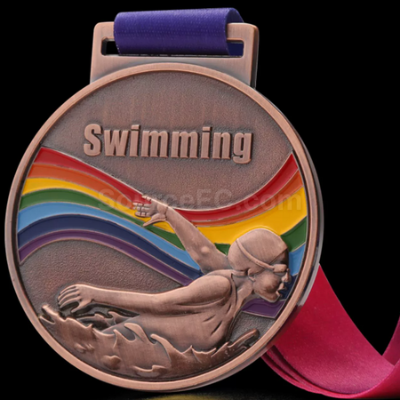 Customization Swimming Metal Medal Corporate Gifts