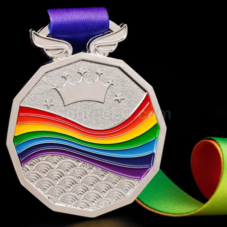 Customization Rainbow Metal Medal Corporate Gifts