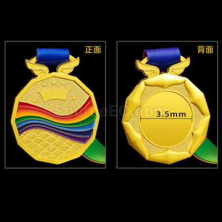 Customization Rainbow Metal Medal Corporate Gifts