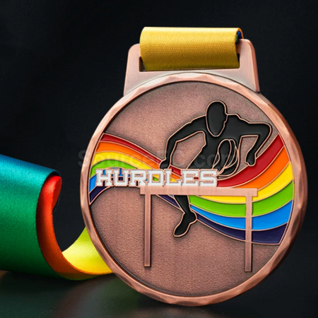 Customization Hurdles Metal Medal Corporate Gifts