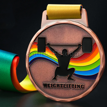 Customization Weightlifting Metal Medal Corporate Gifts