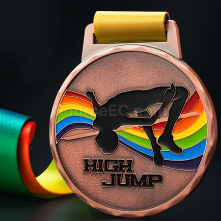 Customization High Jump Metal Medal Corporate Gifts