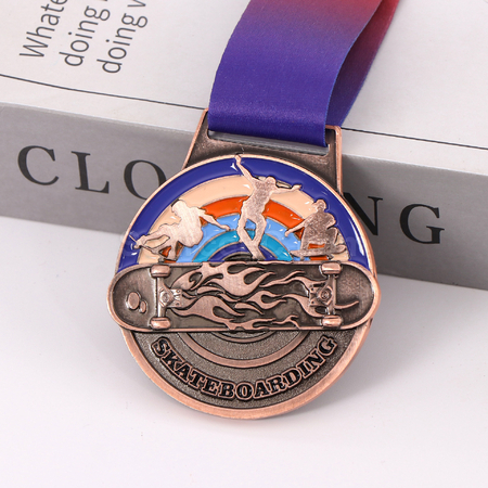 Customization Skateboard Medal Corporate Gifts