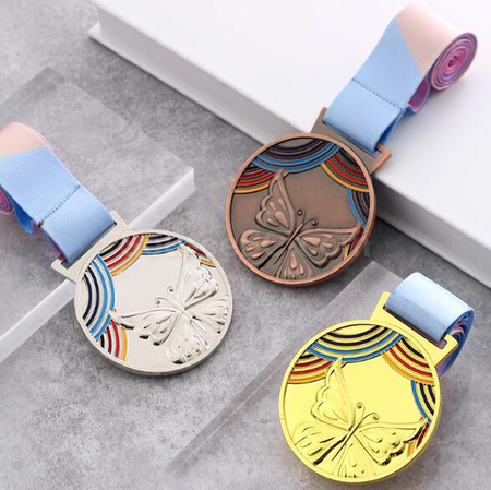Customization Butterfly Metal Medal Corporate Gifts