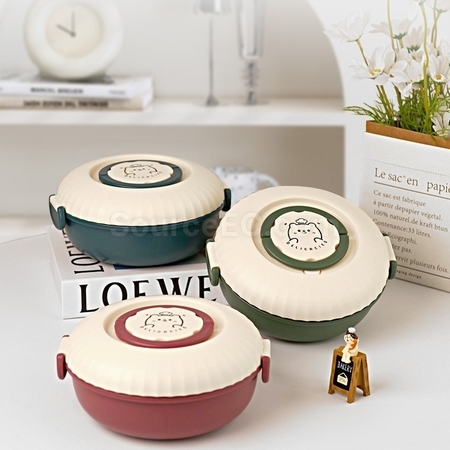 Double Layer Lunch Box (Microwaveable)