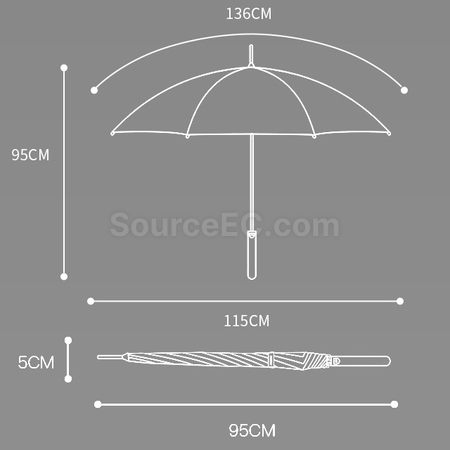 Customization Straight Umbrella Corporate Gifts
