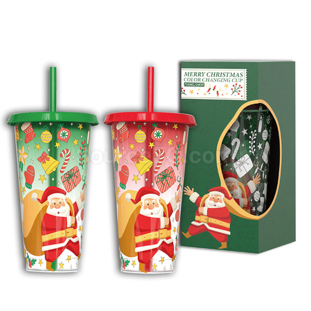 Customization Christmas Cold iscoloration Cup Corporate Gifts