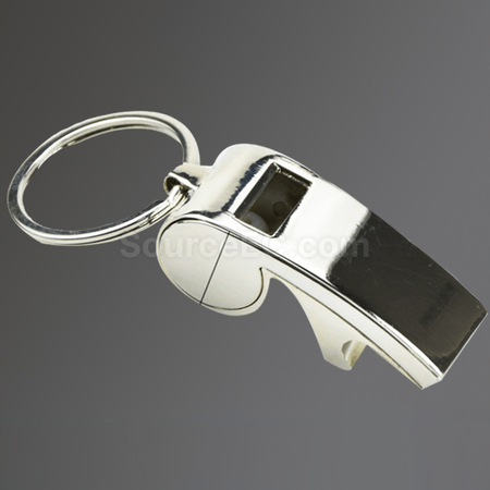 Whistle Bottle Opener Keychain