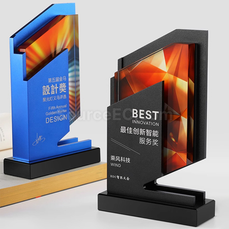 Customization Metal Crystal Trophy Corporate Gifts
