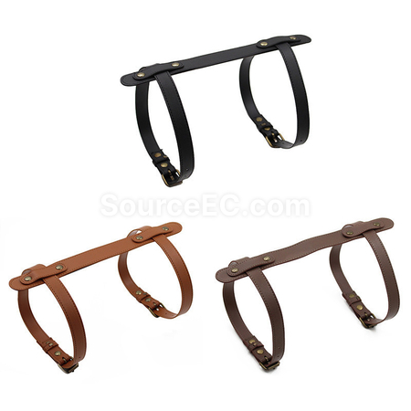 Customization Pu Leather Blanket Carry Strap Corporate Gifts