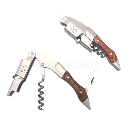 Customization Solid Wood Wine Bottle Opener Corporate Gifts
