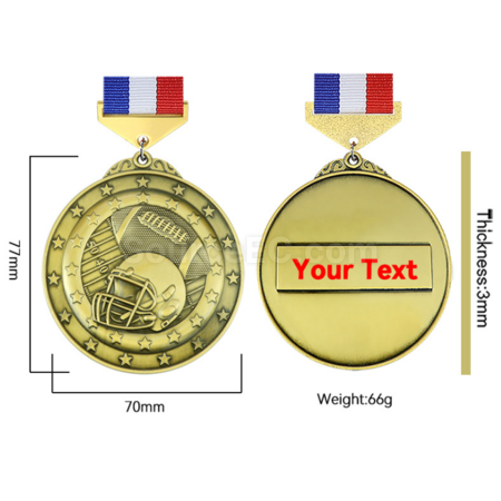 Customization Rugby Medal Corporate Gifts