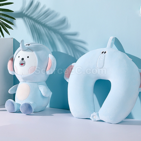 Customization 2 in 1 Animal Neck Pillow Corporate Gifts