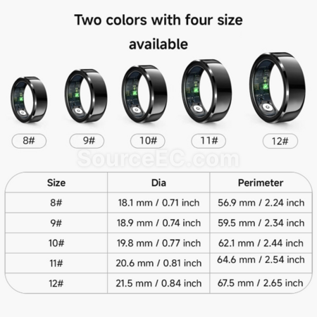 Customization Smart ring heart rate, blood oxygen, sleep monitoring and tracking ring Corporate Gifts