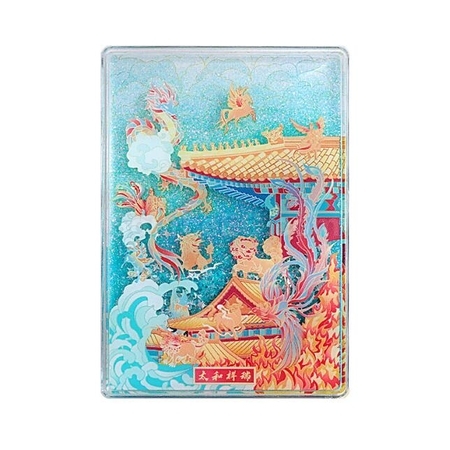 Customization Customized Acrylic Quicksand Refrigerator Magnet Corporate Gifts