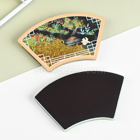 Customization Customized Acrylic Quicksand Refrigerator Magnet Corporate Gifts