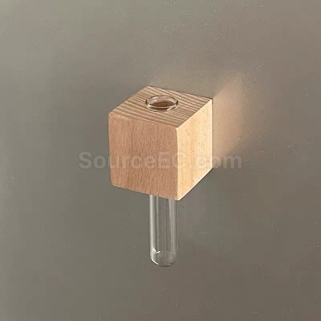 Customization Magnetic refrigerator magnet hydroponic small vase Corporate Gifts