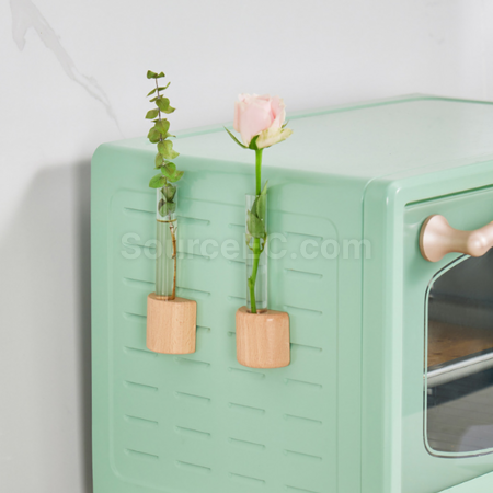 Customization Magnetic refrigerator magnet hydroponic small vase Corporate Gifts