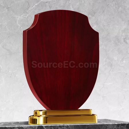 Customization Solid Wood Shield Medal Corporate Gifts
