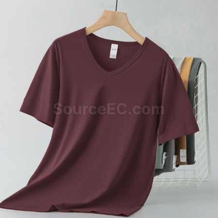 Customization Modal V-neck T-shirt Corporate Gifts