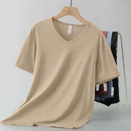 Customization Modal V-neck T-shirt Corporate Gifts