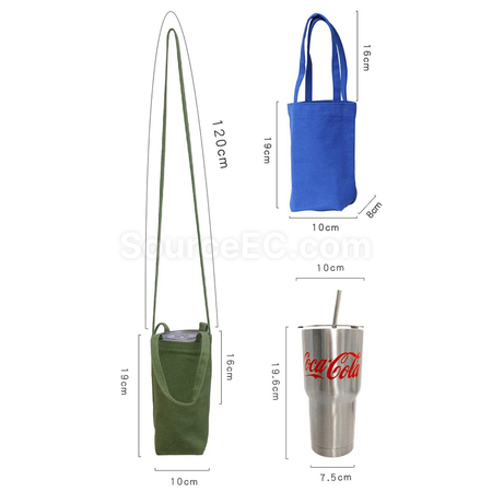 Customization Crossbody Manual Handshake Drink Cup Bag Corporate Gifts