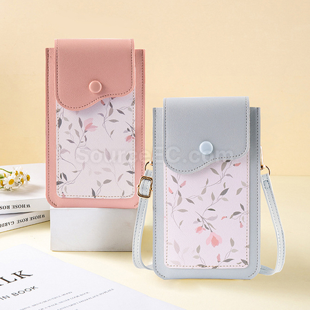 Customization PU Wallet With Touch Phone Bag Corporate Gifts