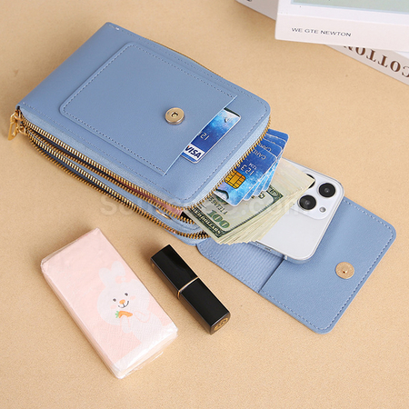 Customization PU Wallet With Touch Phone Bag Corporate Gifts