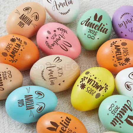 Wooden Easter Egg