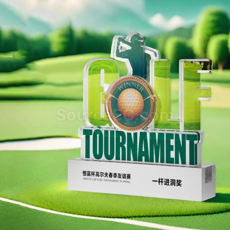 Customization Golf Trophy Corporate Gifts