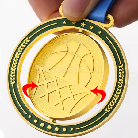 Customization Basketball Metal Medal Corporate Gifts
