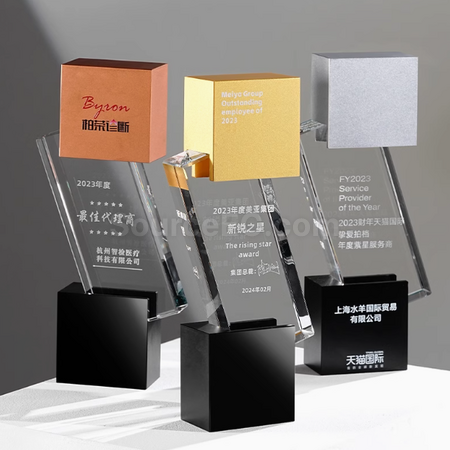 Metal Crystal Trophy