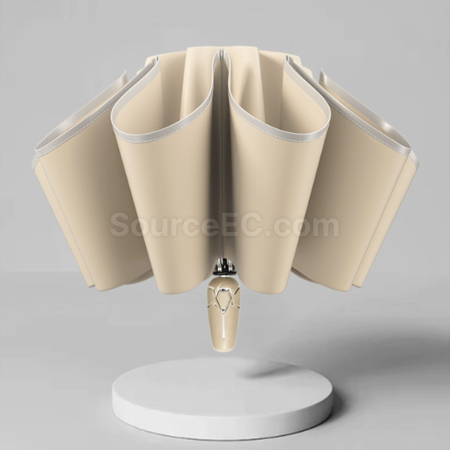 Customization Eggshell Handle Fully Automatic Folding Umbrella Corporate Gifts