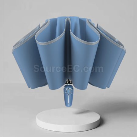 Customization Eggshell Handle Fully Automatic Folding Umbrella Corporate Gifts