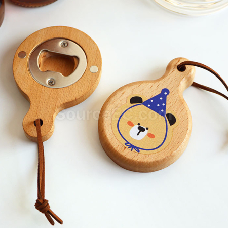 Customization Solid wood refrigerator with bottle opener Corporate Gifts