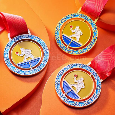 Table Tennis Metal Medal