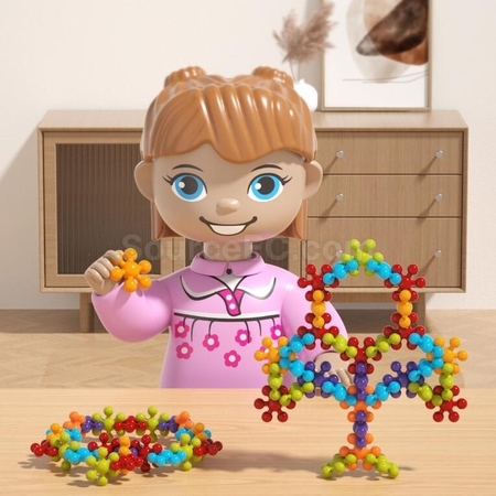 Customization Diy Plum Blossom Building Blocks Corporate Gifts